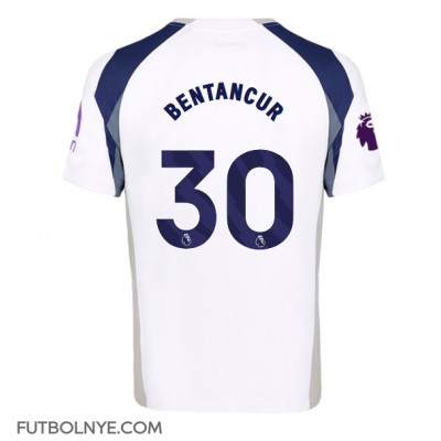 Camiseta Tottenham Hotspur Rodrigo Bentancur #30 Primera Equipación 2025-26 manga corta Camiseta Tottenham Hotspur Rodrigo Bentancur #30 Primera Equipación 2025-26 manga corta